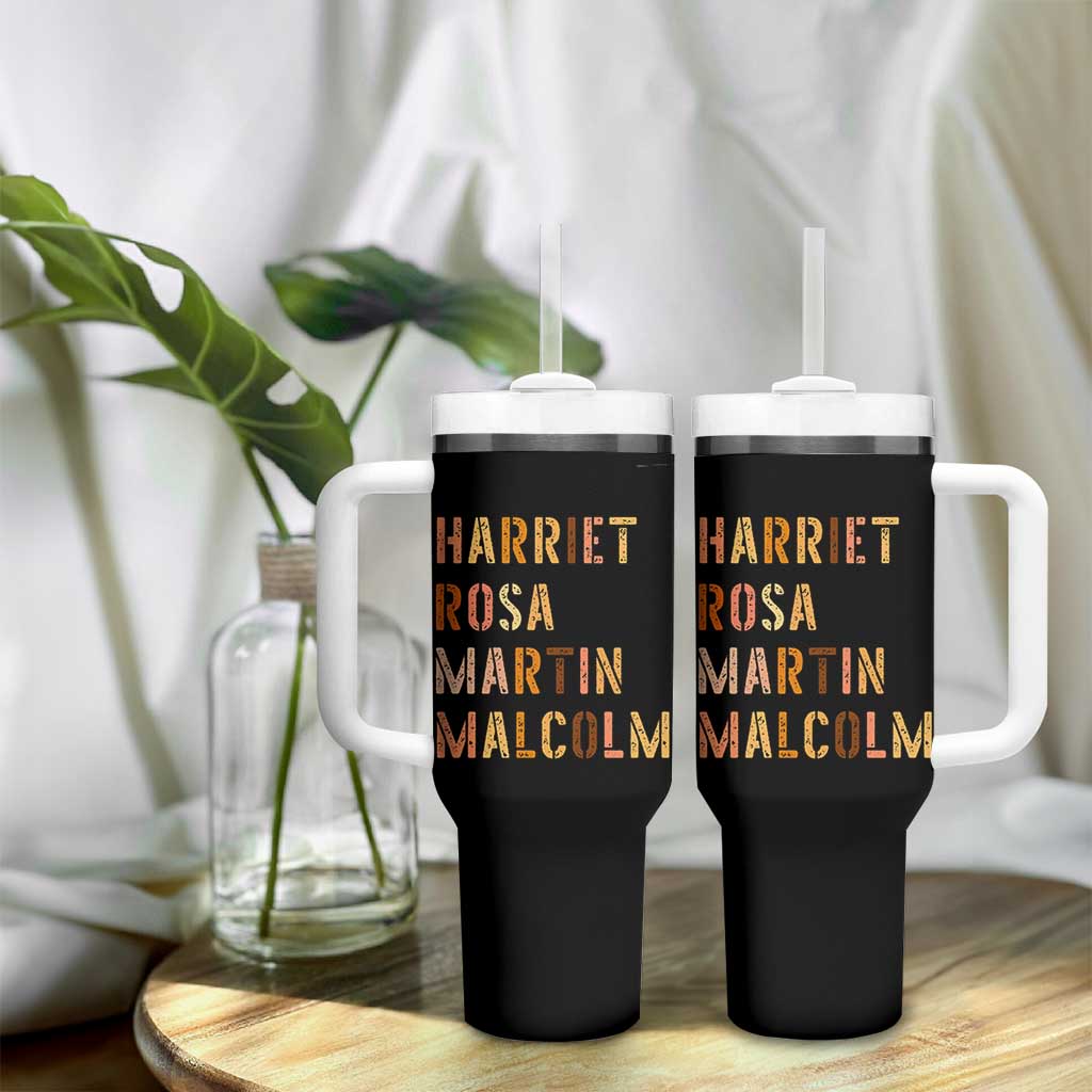 Black History Leaders Tumbler With Handle Harriet Rosa Martin Malcolm - Wonder Print Shop