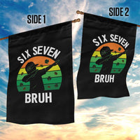 67 Bruh St Patricks Day Garden Flag Funny Six Seven Boys Kids Dabbing Meme