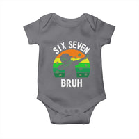67 Bruh St Patricks Day Baby Onesie Funny Six Seven Boys Kids Dabbing Meme