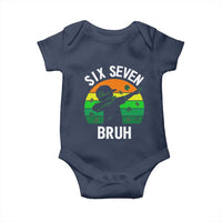 67 Bruh St Patricks Day Baby Onesie Funny Six Seven Boys Kids Dabbing Meme