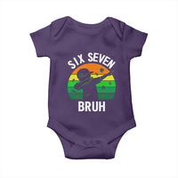 67 Bruh St Patricks Day Baby Onesie Funny Six Seven Boys Kids Dabbing Meme