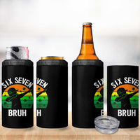 67 Bruh St Patricks Day 4 in 1 Can Cooler Tumbler Funny Six Seven Boys Kids Dabbing Meme