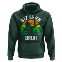 67 Bruh St Patricks Day Hoodie Funny Six Seven Boys Kids Dabbing Meme