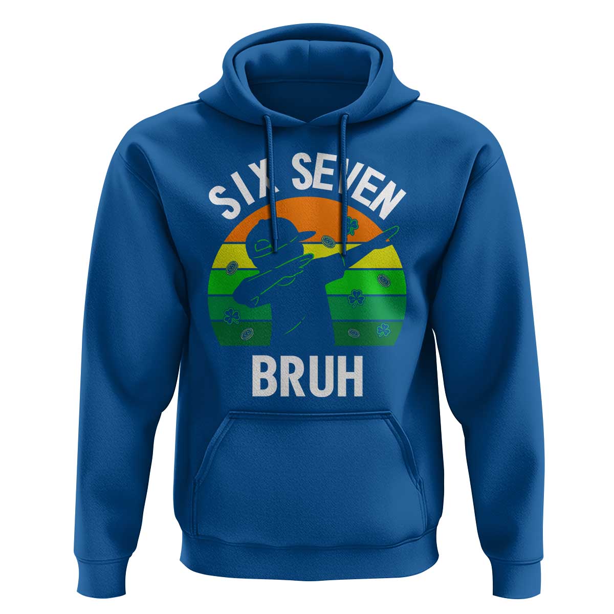 67 Bruh St Patricks Day Hoodie Funny Six Seven Boys Kids Dabbing Meme
