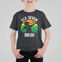 67 Bruh St Patricks Day T Shirt For Kid Funny Six Seven Boys Kids Dabbing Meme