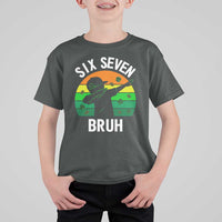 67 Bruh St Patricks Day T Shirt For Kid Funny Six Seven Boys Kids Dabbing Meme