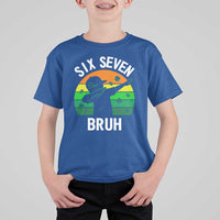 67 Bruh St Patricks Day T Shirt For Kid Funny Six Seven Boys Kids Dabbing Meme