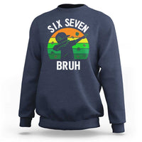 67 Bruh St Patricks Day Sweatshirt Funny Six Seven Boys Kids Dabbing Meme