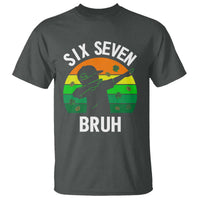 67 Bruh St Patricks Day T Shirt Funny Six Seven Boys Kids Dabbing Meme