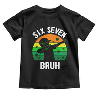 67 Bruh St Patricks Day Toddler T Shirt Funny Six Seven Boys Kids Dabbing Meme