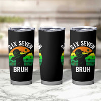 67 Bruh St Patricks Day Tumbler Cup Funny Six Seven Boys Kids Dabbing Meme