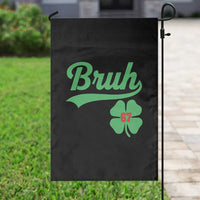 67 Bruh St Patricks Day Garden Flag Funny Six Seven Shamrock Meme