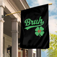 67 Bruh St Patricks Day Garden Flag Funny Six Seven Shamrock Meme
