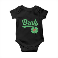 67 Bruh St Patricks Day Baby Onesie Funny Six Seven Shamrock Meme