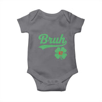 67 Bruh St Patricks Day Baby Onesie Funny Six Seven Shamrock Meme