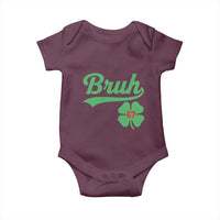 67 Bruh St Patricks Day Baby Onesie Funny Six Seven Shamrock Meme