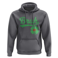 67 Bruh St Patricks Day Hoodie Funny Six Seven Shamrock Meme