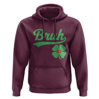 67 Bruh St Patricks Day Hoodie Funny Six Seven Shamrock Meme