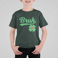 67 Bruh St Patricks Day T Shirt For Kid Funny Six Seven Shamrock Meme