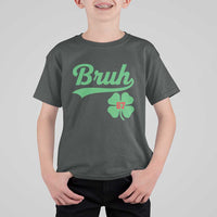 67 Bruh St Patricks Day T Shirt For Kid Funny Six Seven Shamrock Meme
