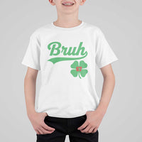 67 Bruh St Patricks Day T Shirt For Kid Funny Six Seven Shamrock Meme