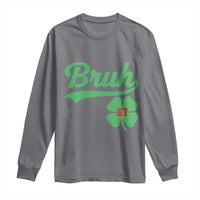 67 Bruh St Patricks Day Long Sleeve Shirt Funny Six Seven Shamrock Meme