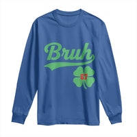 67 Bruh St Patricks Day Long Sleeve Shirt Funny Six Seven Shamrock Meme