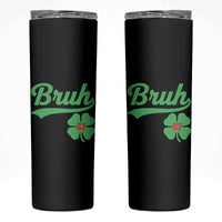 67 Bruh St Patricks Day Skinny Tumbler Funny Six Seven Shamrock Meme