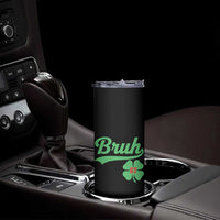 67 Bruh St Patricks Day Skinny Tumbler Funny Six Seven Shamrock Meme