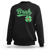 67 Bruh St Patricks Day Sweatshirt Funny Six Seven Shamrock Meme