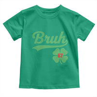 67 Bruh St Patricks Day Toddler T Shirt Funny Six Seven Shamrock Meme