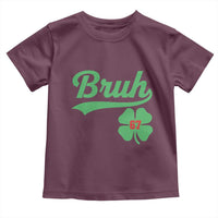 67 Bruh St Patricks Day Toddler T Shirt Funny Six Seven Shamrock Meme