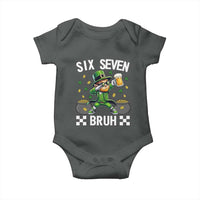 67 Bruh St Patricks Day Baby Onesie Funny Six Seven Leprechaun Bruh Meme