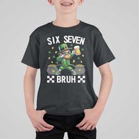67 Bruh St Patricks Day T Shirt For Kid Funny Six Seven Leprechaun Bruh Meme