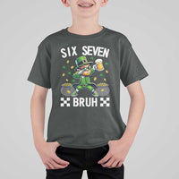 67 Bruh St Patricks Day T Shirt For Kid Funny Six Seven Leprechaun Bruh Meme