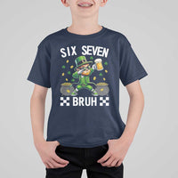 67 Bruh St Patricks Day T Shirt For Kid Funny Six Seven Leprechaun Bruh Meme