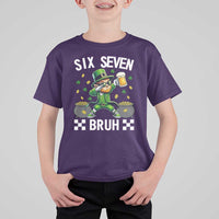 67 Bruh St Patricks Day T Shirt For Kid Funny Six Seven Leprechaun Bruh Meme