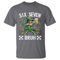 67 Bruh St Patricks Day T Shirt Funny Six Seven Leprechaun Bruh Meme