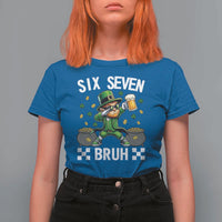 67 Bruh St Patricks Day T Shirt For Women Funny Six Seven Leprechaun Bruh Meme