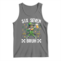 67 Bruh St Patricks Day Tank Top Funny Six Seven Leprechaun Bruh Meme