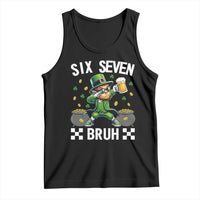 67 Bruh St Patricks Day Tank Top Funny Six Seven Leprechaun Bruh Meme