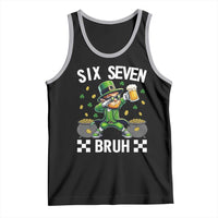 67 Bruh St Patricks Day Tank Top Funny Six Seven Leprechaun Bruh Meme