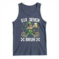 67 Bruh St Patricks Day Tank Top Funny Six Seven Leprechaun Bruh Meme