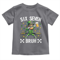 67 Bruh St Patricks Day Toddler T Shirt Funny Six Seven Leprechaun Bruh Meme