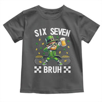 67 Bruh St Patricks Day Toddler T Shirt Funny Six Seven Leprechaun Bruh Meme