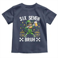 67 Bruh St Patricks Day Toddler T Shirt Funny Six Seven Leprechaun Bruh Meme