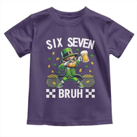 67 Bruh St Patricks Day Toddler T Shirt Funny Six Seven Leprechaun Bruh Meme