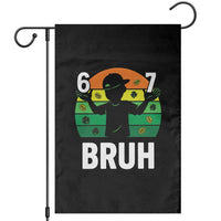 67 Bruh St Patricks Day Garden Flag Funny Six Seven Boys Kids Meme