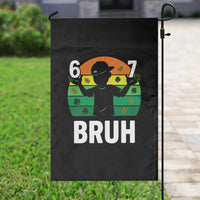 67 Bruh St Patricks Day Garden Flag Funny Six Seven Boys Kids Meme
