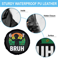 67 Bruh St Patricks Day Spare Tire Cover Funny Six Seven Boys Kids Meme